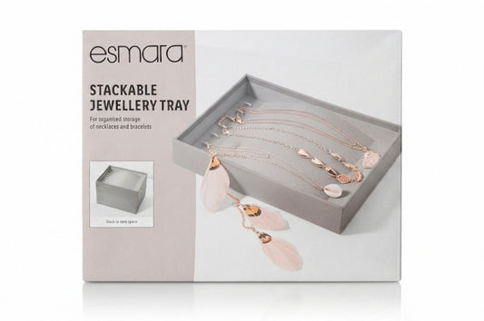 Esmara Stackable Jewellery Tray – Organised Storage for Necklaces and Bracelets