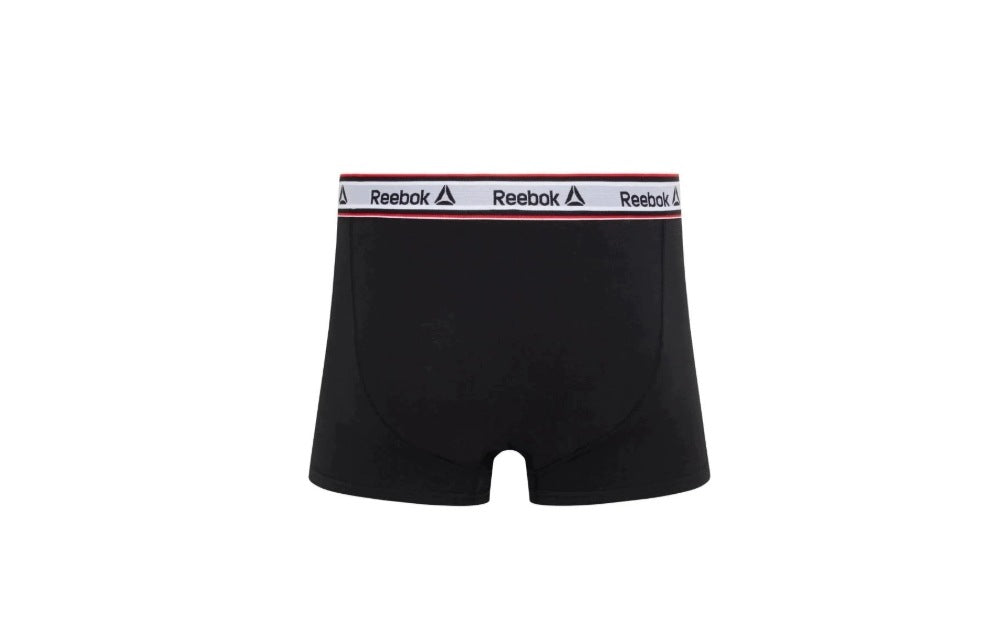 Reebok men's black boxers 2 pack