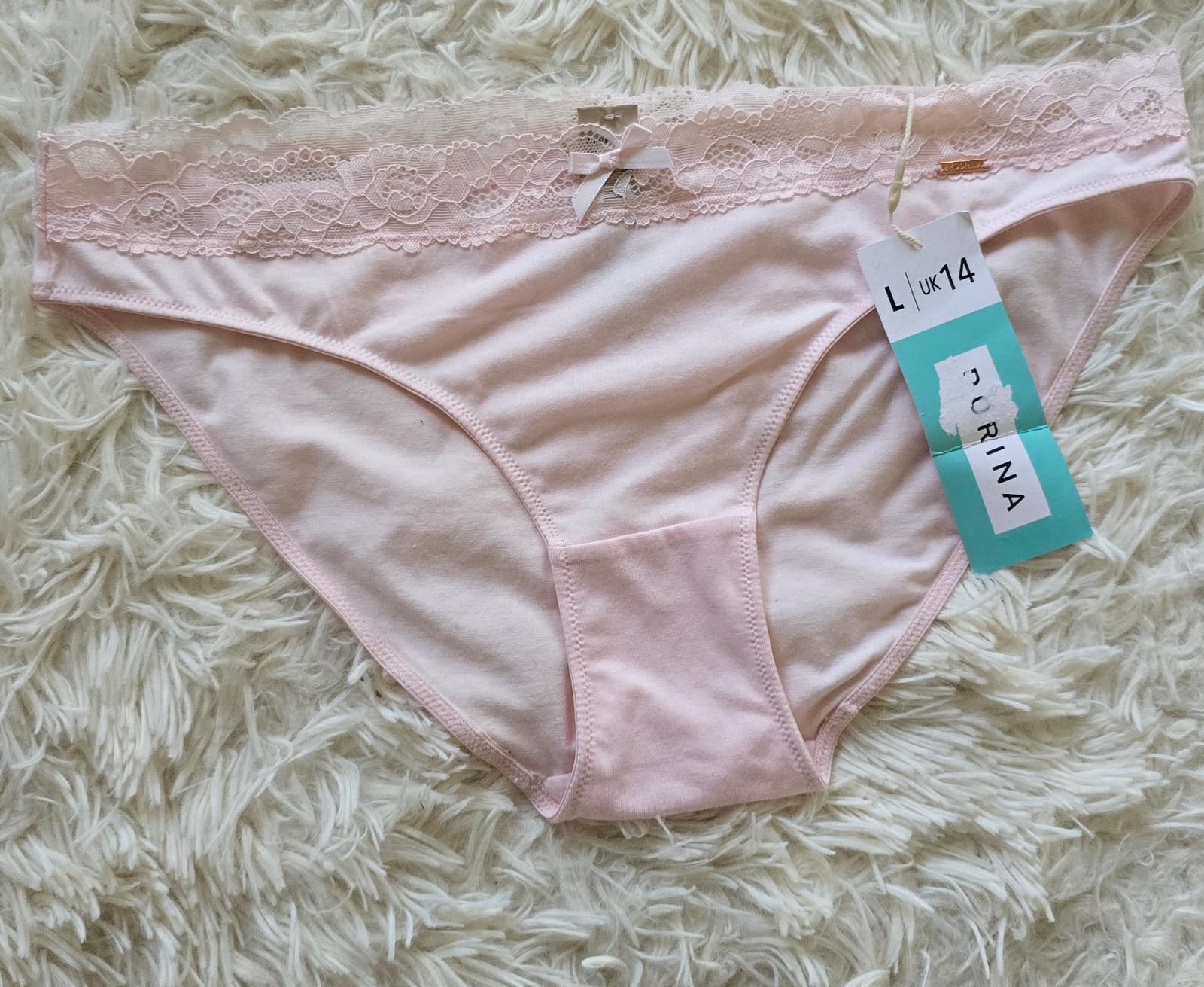 By Dorina Women’s Brief with lace (pink)