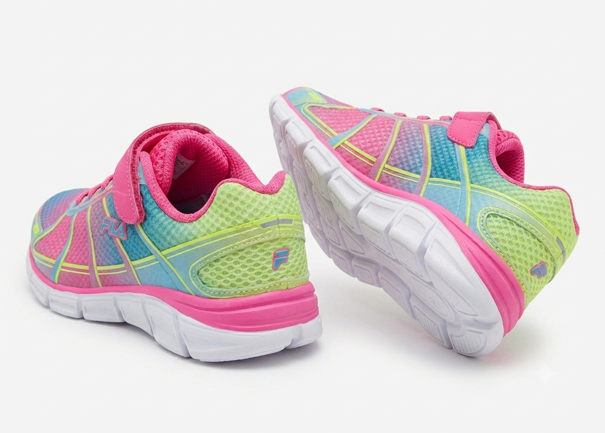 Fila Girls' Multi-Color Performance Athletic Sneakers