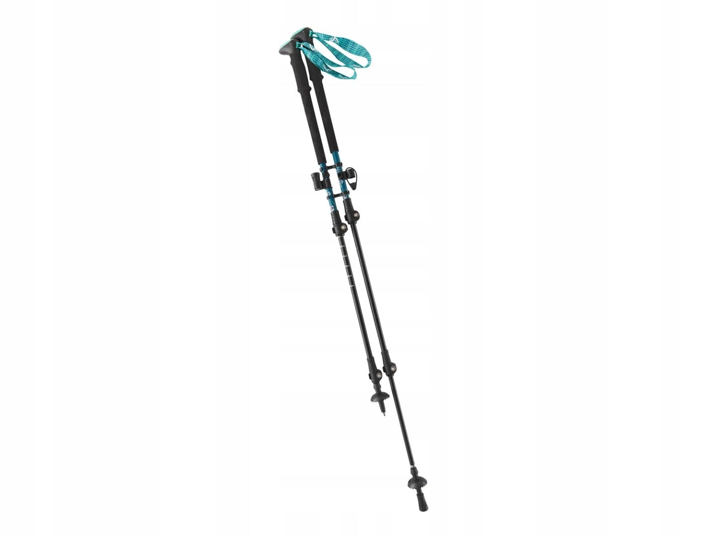 Crivit® nordic walking trekking poles, adjustable, telescopic, foldable, 100-135CM