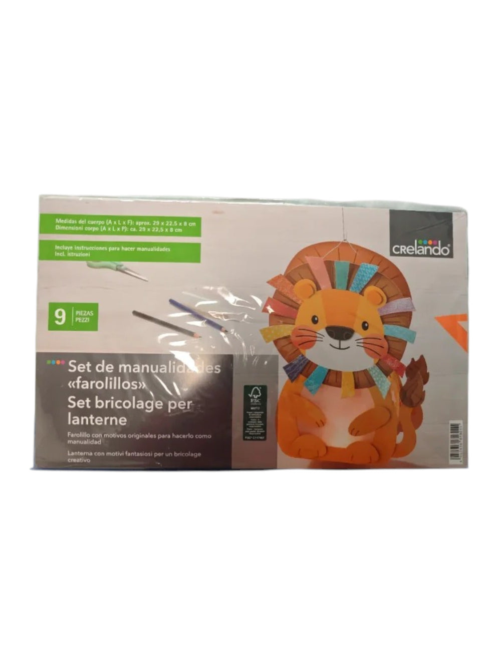 Lantern craft set “Lion” by Crelando