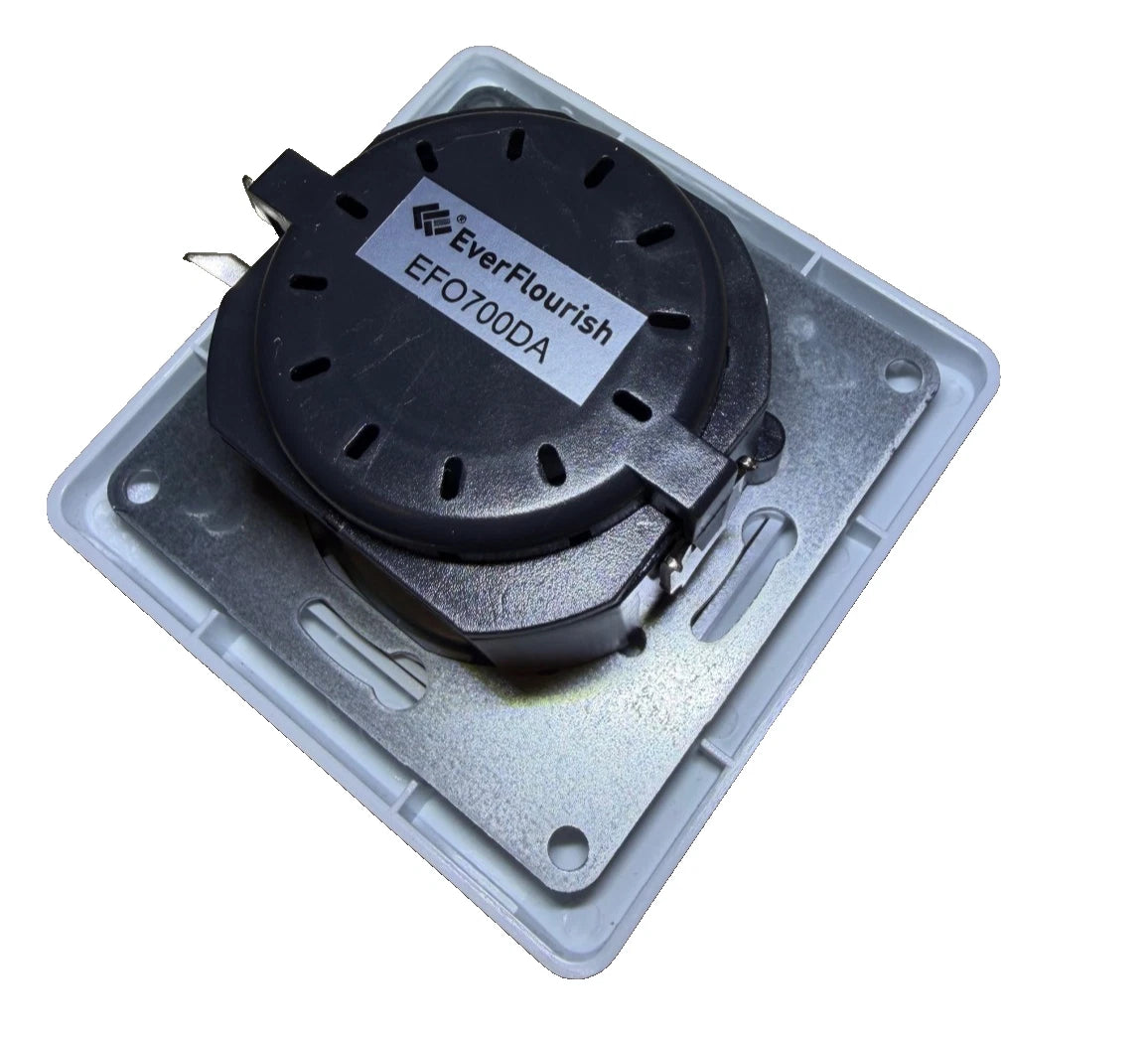 Powerfix White Light Switch/Dimmer with Frame