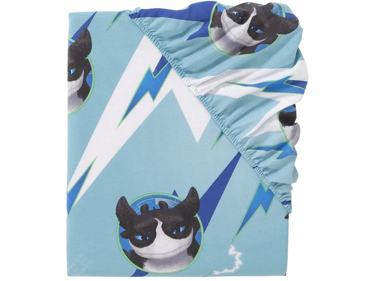 Fitted Sheet - Fine Fleece (How To Train Your Dragon)