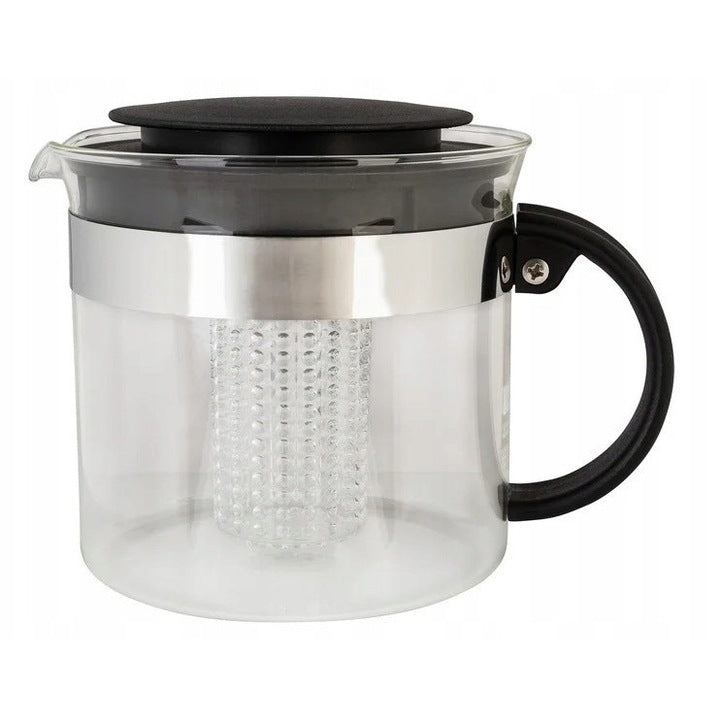 إبريق شاي Bodum® BISTRO NOUVEAU، سعة 1.0 لتر، زجاج البورسليكات، مصفاة كبيرة خالية من BPA