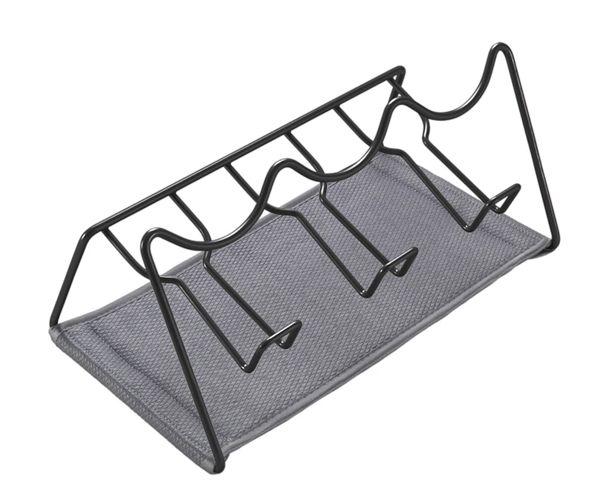 Metaltex® dish drainer Sodate LAVA matt black