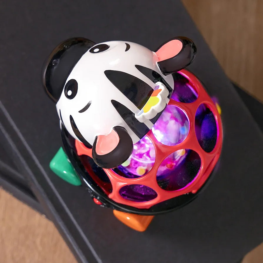 Baby Einstein® لعبة سيارة وخشخيشة أوبال Zen Curious Car مضيئة، للأعمار 3 أشهر فما فوق