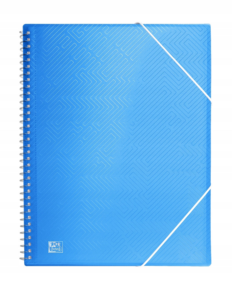 Oxford A4 40-pocket spiral display book