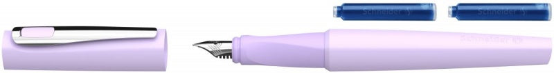 SCHNEIDER Tomo fountain pen, M, 2 cartridges, blister, mixed colors