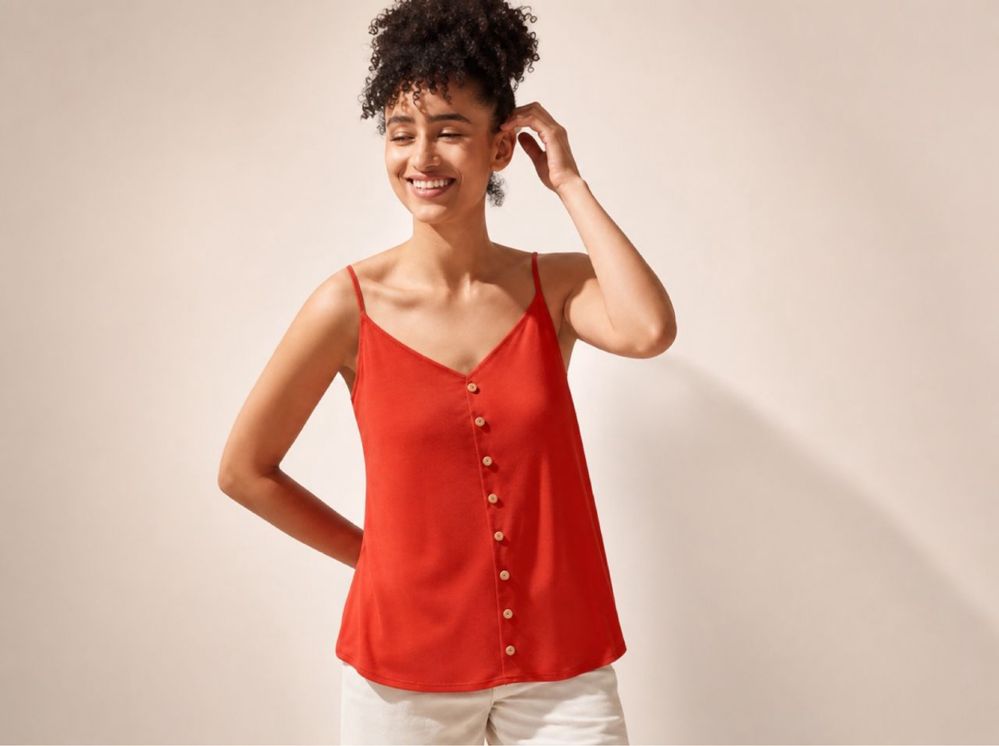 ESMARA Women’s Strappy Blouse