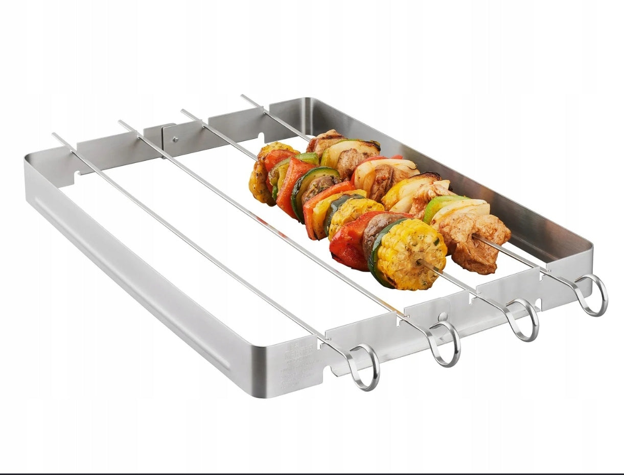 GRILLMEISTER® أسياخ شواء معدنية XXL بطول 44 سم
