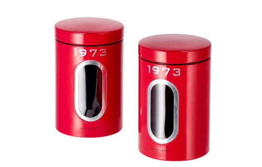 Silvercrest® Set of 2 Storage Containers Retro 1973
