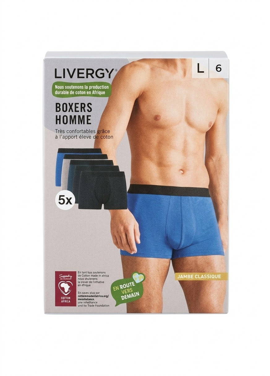 Livergy boxers, Set of 5