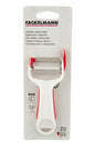 FACKELMANN 2-in-1 Vegetable Peeler and Julienne Slicer – Durable Stainless Steel, Made in Germany