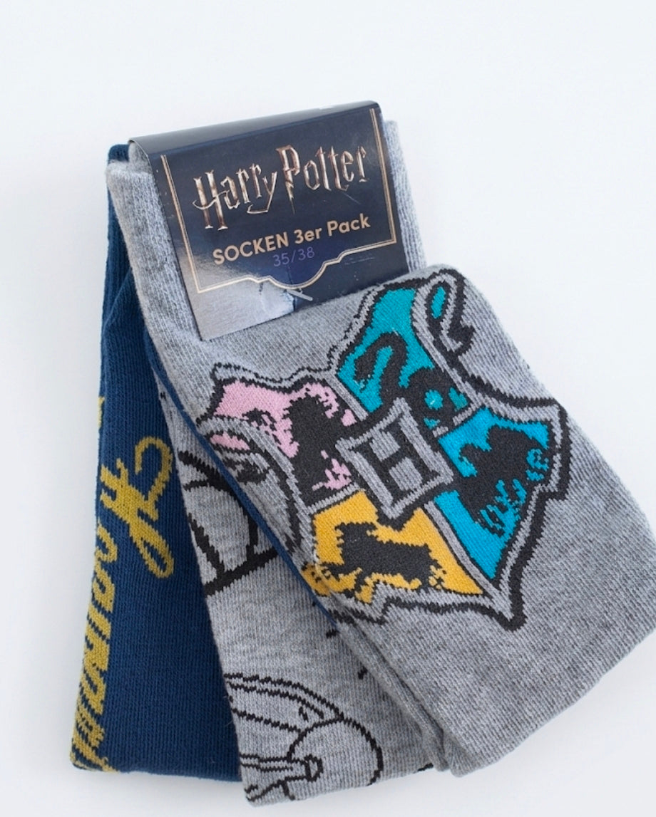 Harry potter set of 3 socks