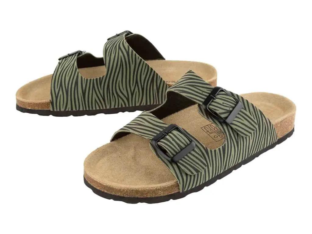 Esmara® Women's flip-flops (black/green)