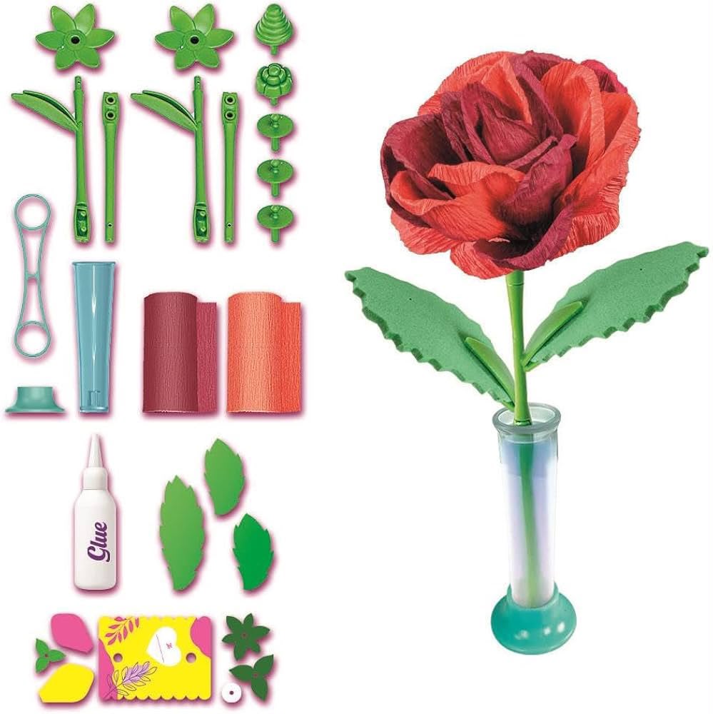 Clementoni IDEA Rose Flower Create your own flower