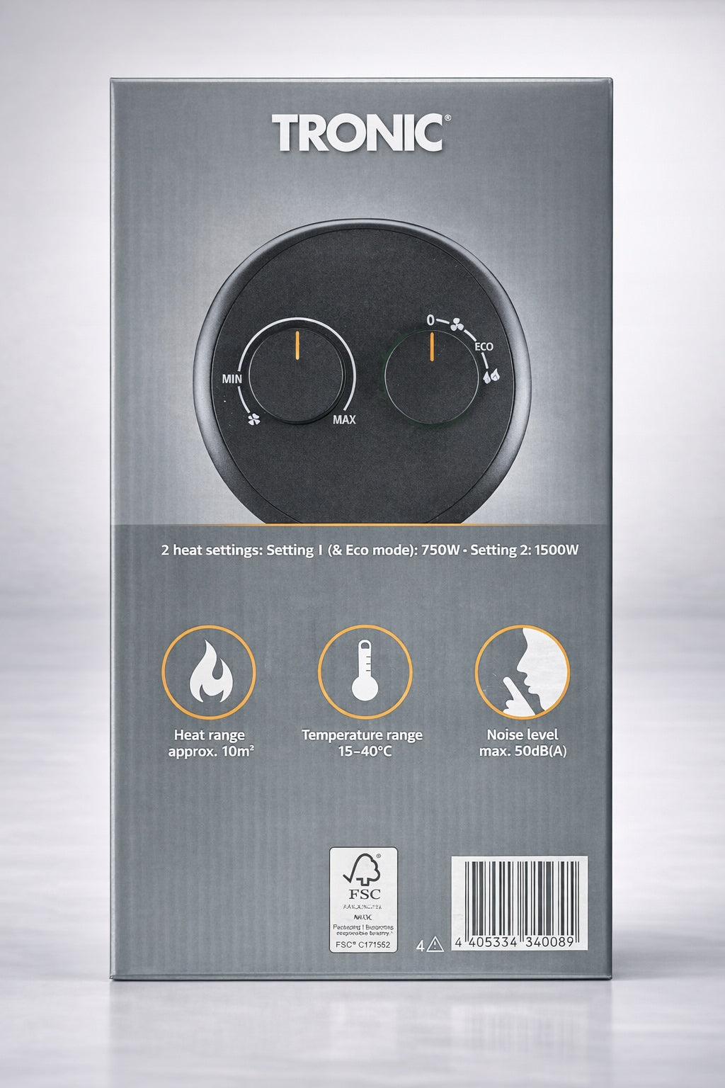 سخان مروحة TRONIC® بقوة 1500 واط