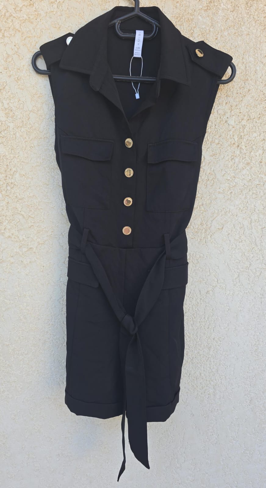 AMISU Women’s Jumpsuit ( Black )