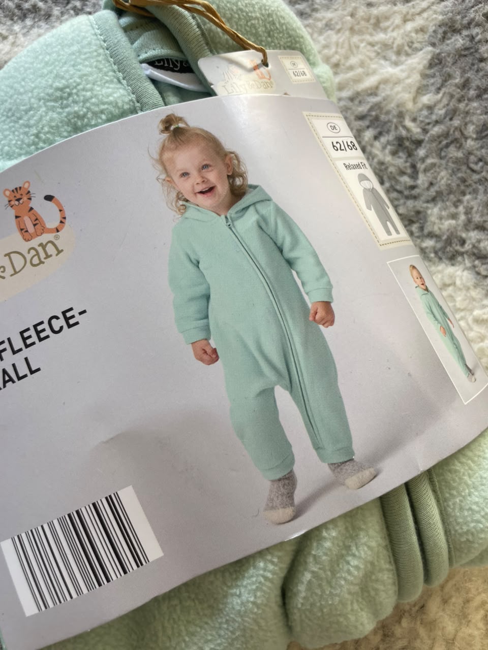Babies Fleece Overalls - Lily & Dan