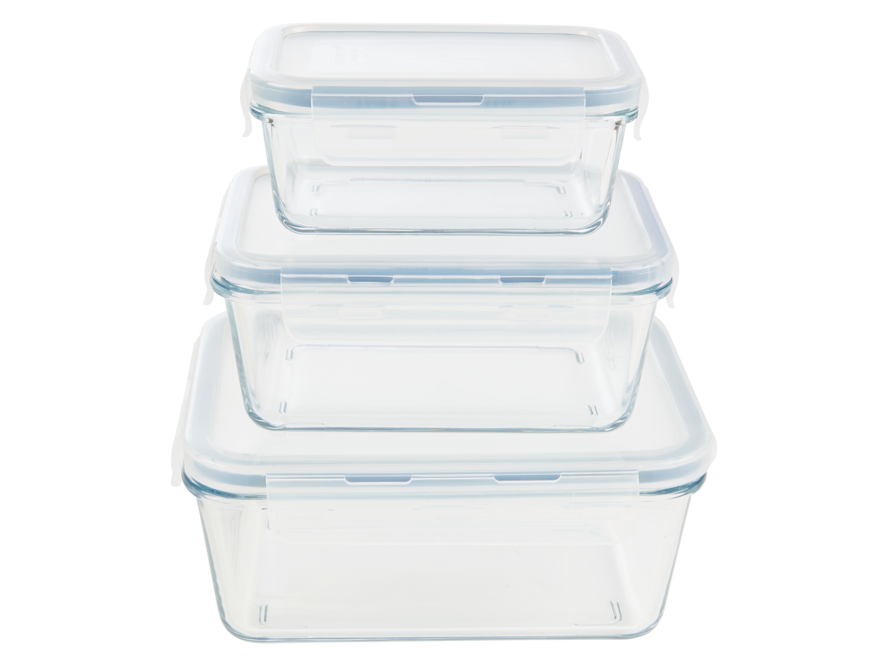 LIVARNO® home Premium glass food storage (rectangular shape)