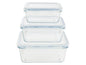 LIVARNO® home Premium glass food storage (rectangular shape)