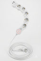 Tronic Flexible Modular Power Strip with USB-C and USB-A Charging Ports