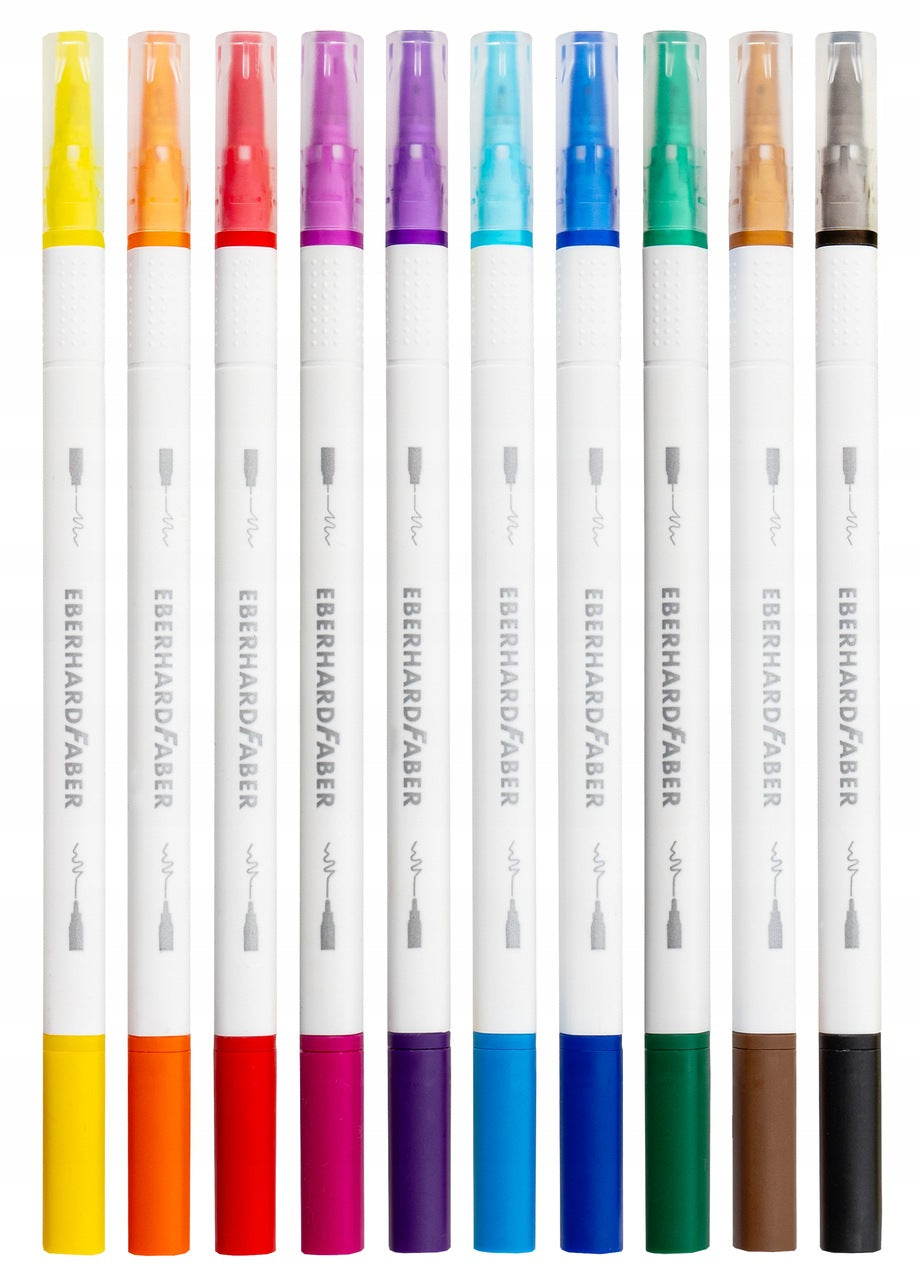 EberhardFaber Duo Fineliner & Fiber Pen