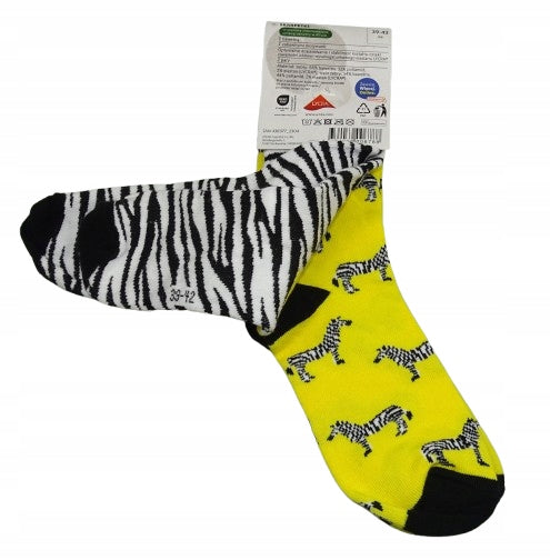 Set of 2 socks ( zebra )