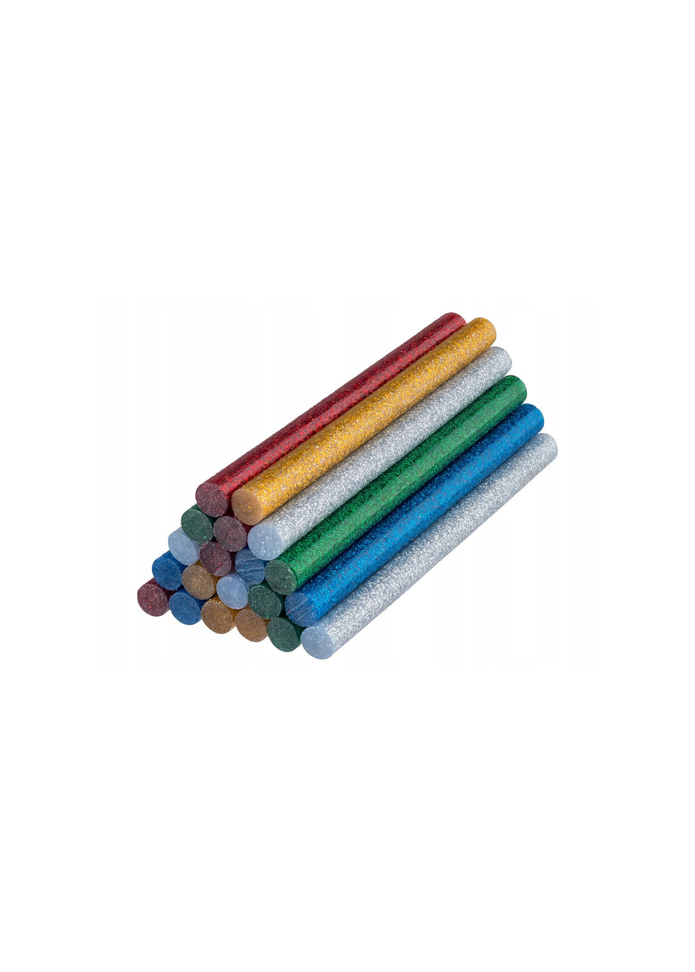 Parkside® Glitter glue sticks 20 pieces 100mm PNKPZ 3 B2 (7mm diameter)