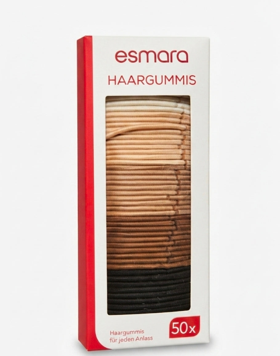 Esmara Hair Ties Set – 50-Piece Assortment for Every Occasion