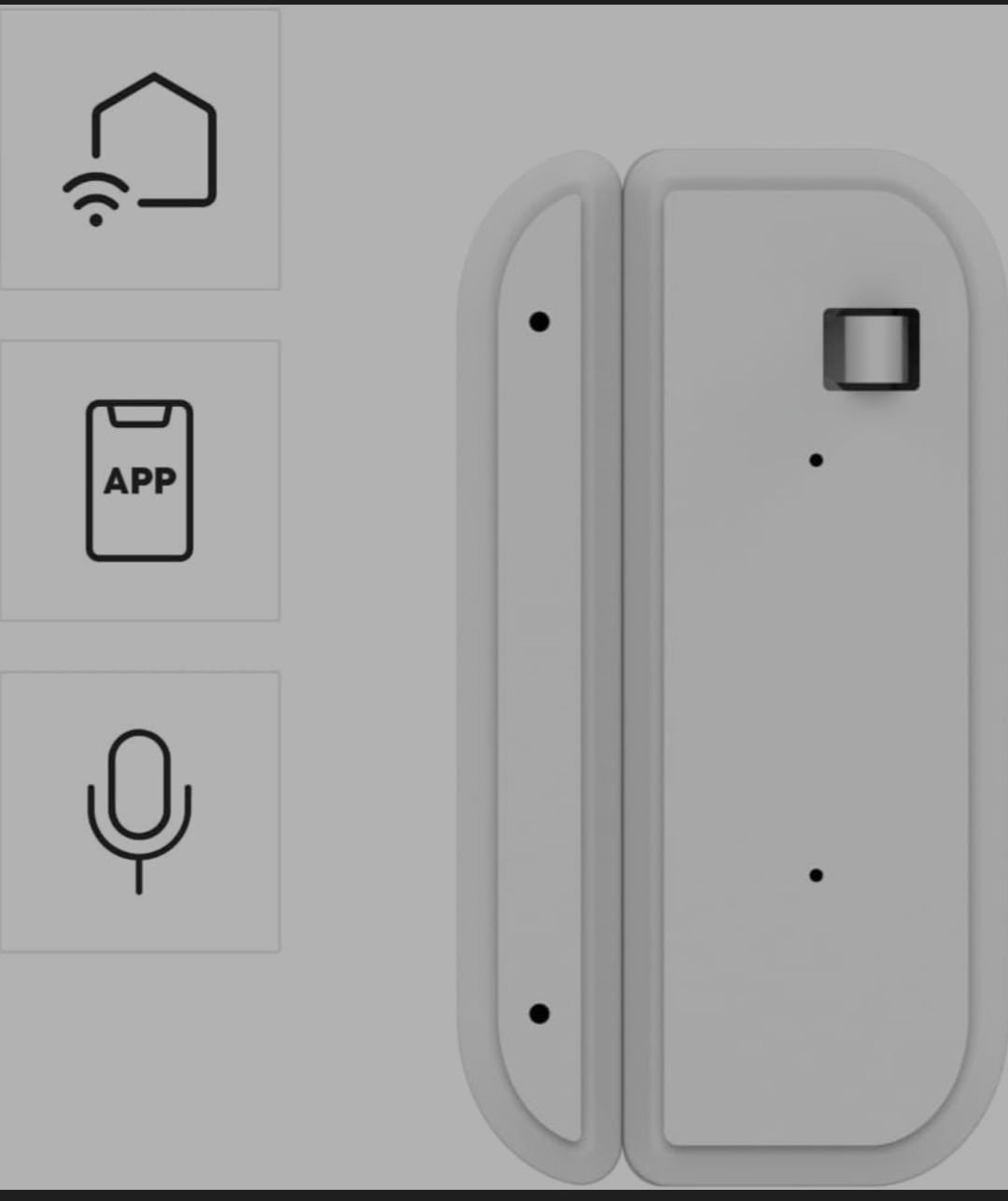 Hama® 00176553 Entry Sensor with Wi-Fi Connectivity