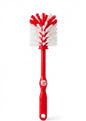 Silvercrest | Premium Red Dish Brush with Ergonomic Handle & Durable Nylon Bristles