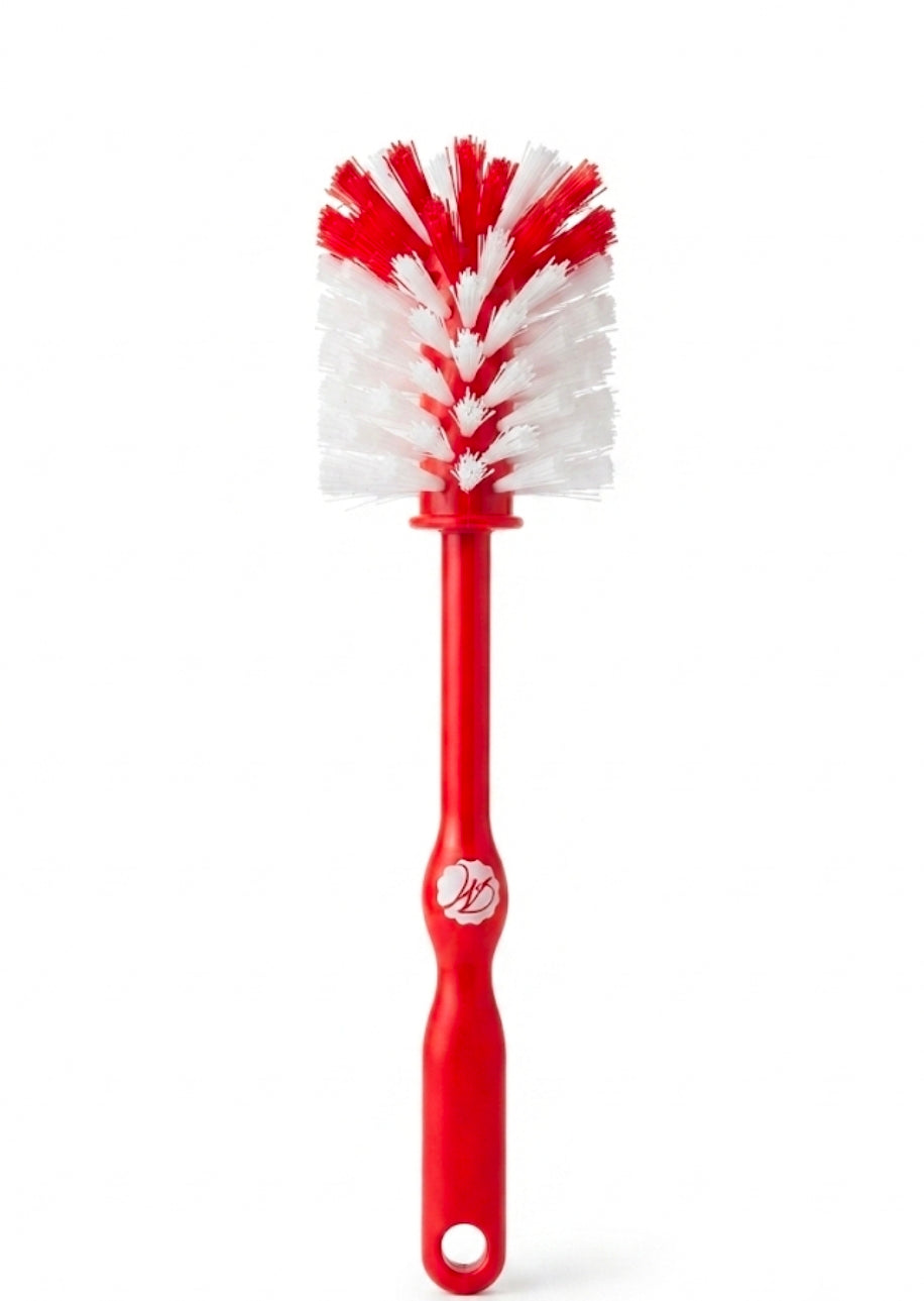 Silvercrest | Premium Red Dish Brush with Ergonomic Handle & Durable Nylon Bristles