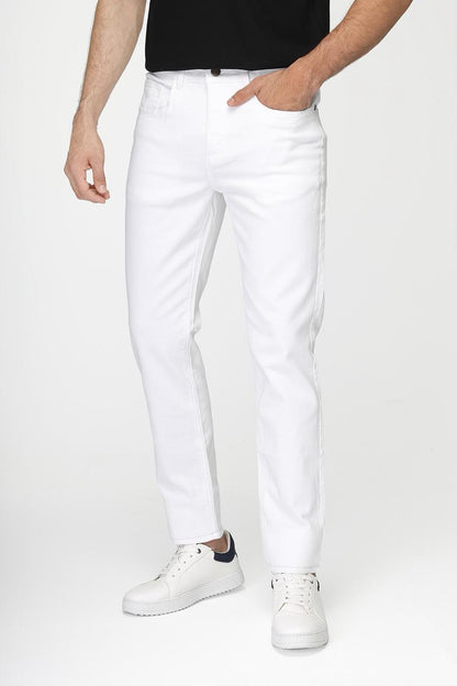 LIVERGY® Men's jeans "Slim Fit", White