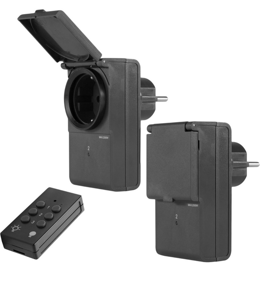 Outdoor Remote control plugs set 2 +1