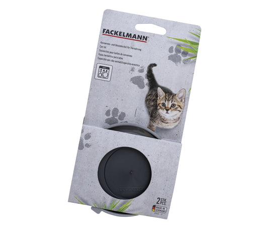 Fackelmann® dog and cat food can closures, 2 pieces
