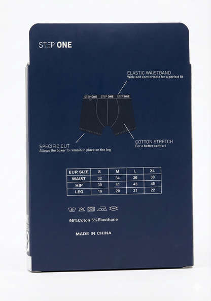 Step One Set of 3 boxers