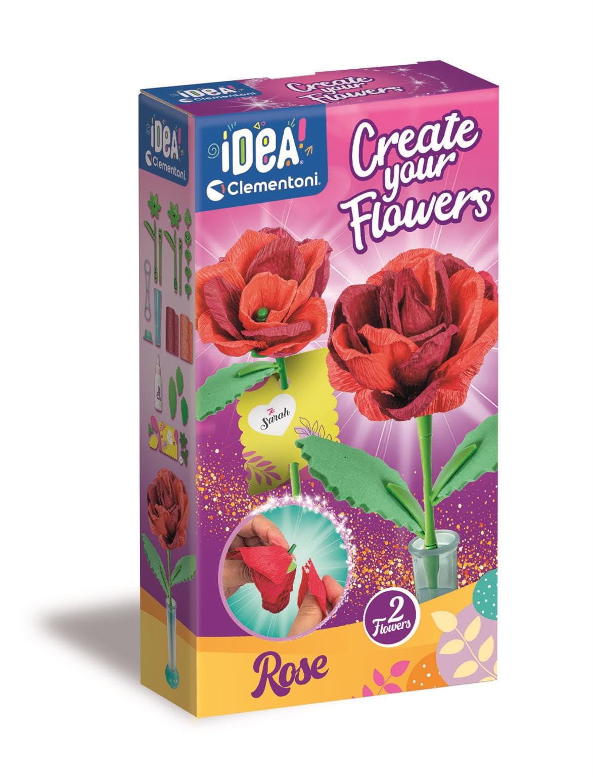 Clementoni IDEA Rose Flower Create your own flower