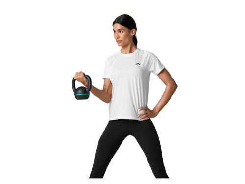 Crivit® Ladie's short sleeve sports top (white)