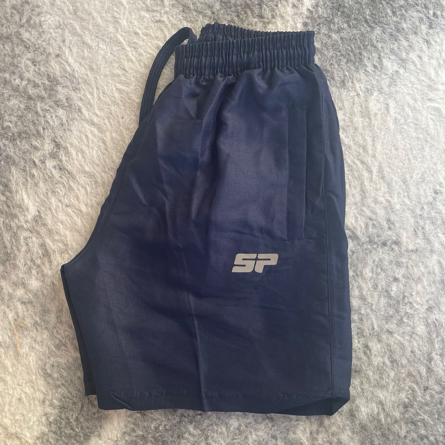 Boys' Navy Blue Athletic Training Shorts - SP
