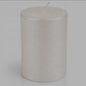 Decorative pearl cylinder candle, 10 cm, 6.8 cm, burning time approx. 36 h
