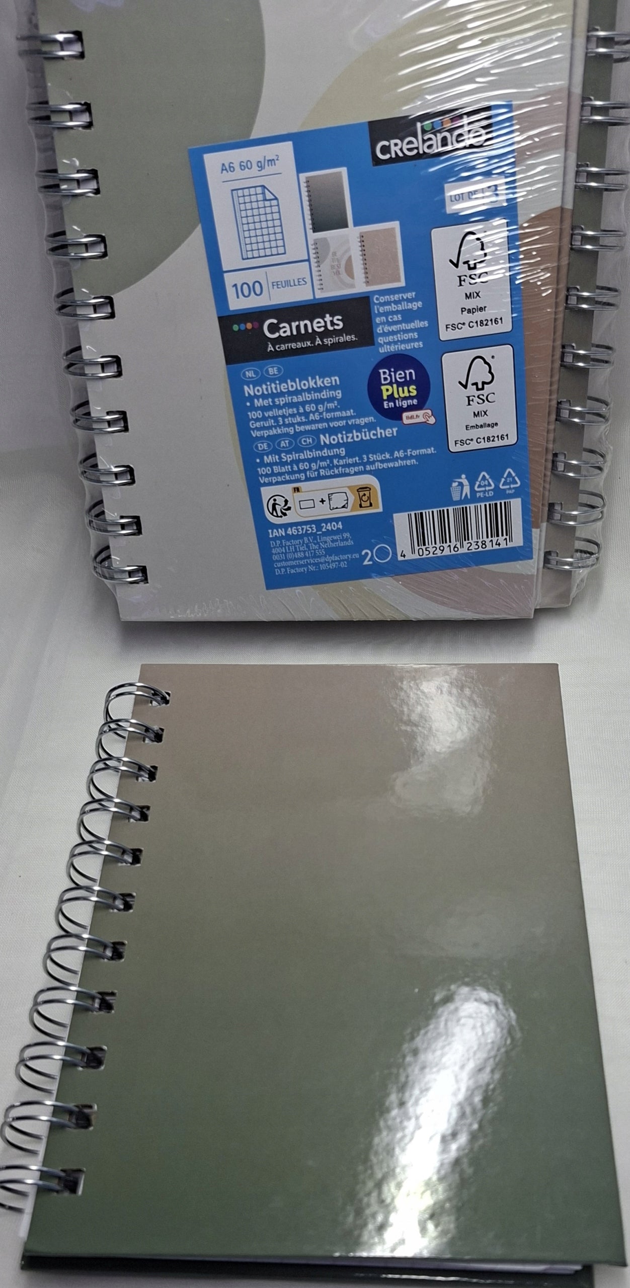Notebook A6 (Set of 3)