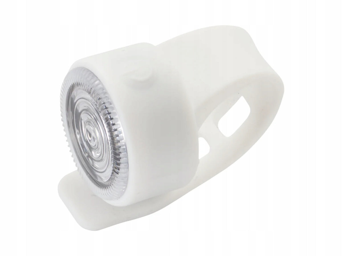 Crivit silicone LED bike lights (white & red) – 2-piece set