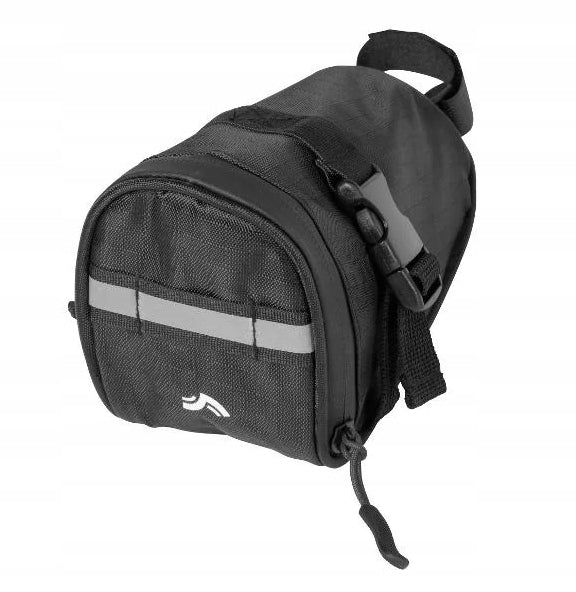 BICYCLE SADDLE BAG - PANNIER - REFLECTIVE ELEMENTS - CRIVIT 16 x 8 x 10 cm