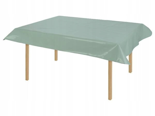 Washable, waterproof tablecloth with piping on non-woven fabric, 130x190 cm