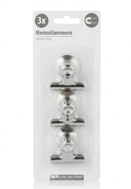 JES Collection Magnetic Memo Clips – Set of 3