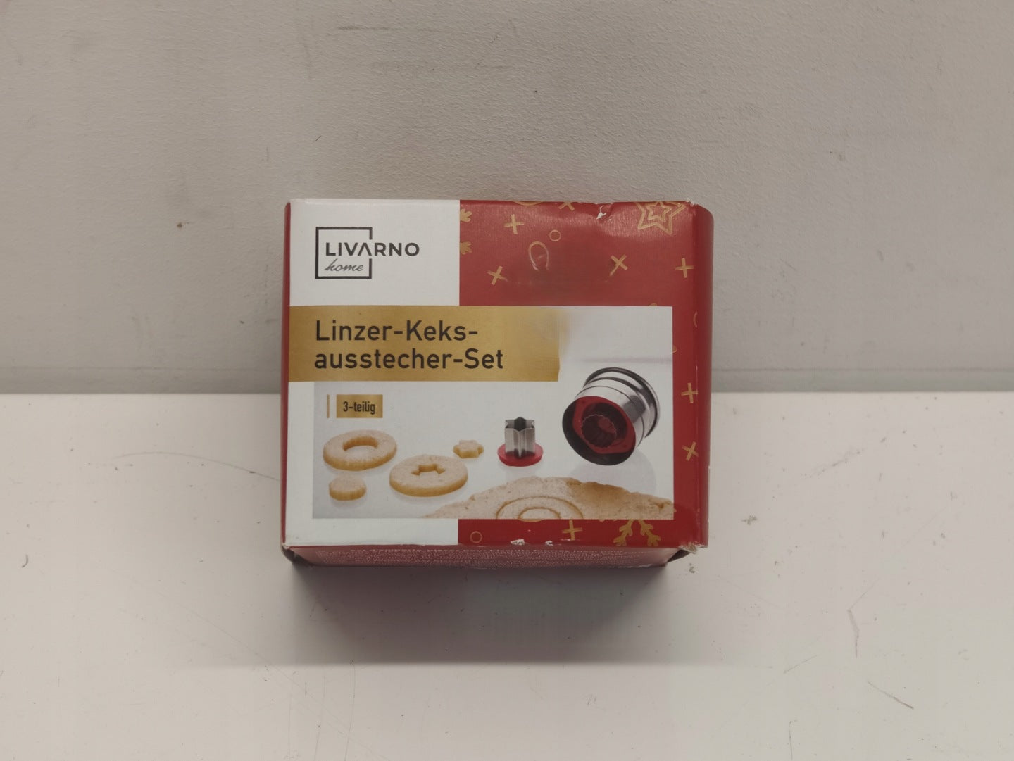 LivarnoHome® linzer cookie cutter set of 3