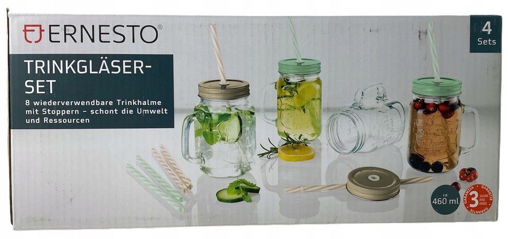 Set of jars, 4 pieces