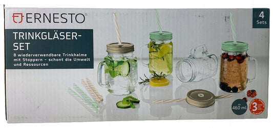 Set of jars, 4 pieces